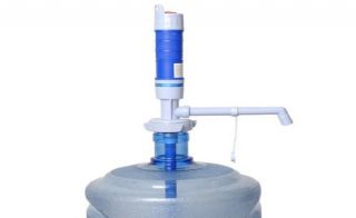  Liquid Transfer Pump Electric Siphon for Gas Water Liquids Gray