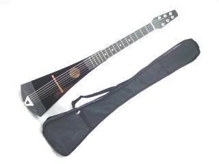 Hawaiian Backpacker Acoustic Travel Guitar 35 Black