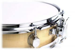 Griffin Piccolo Snare Drum 13x3 5 Natural Wood Shell Percussion Poplar