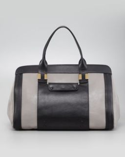 V1DU0 Chloe Alice Large Tote Handbag, Cashmere Gray