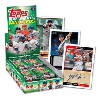 2012 Topps Baseball Mini Cards 24 pack Box   Limited   New
