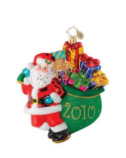 Christopher Radko Yearly Rush Christmas Ornament   