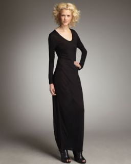 by Alexander Wang Long Sleeve Maxi Dress, Black   