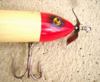 RARE Excellent 1931 32 Wood South Bend Musky Muskie Surf Oreno
