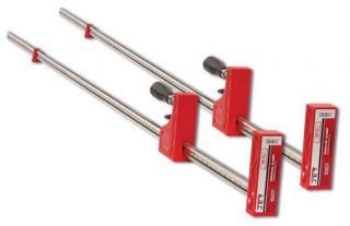 Clamps feature wide quick lock jaws and a 1,000 pound pressure