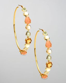 Majorica Champagne Pearl Earrings   