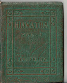Hiawatha Mini Book Little Leather Library Redcroft Ed