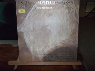 JS Bach Matthaus Passion Herbert Von Karajan 1973 Box Set German Mint