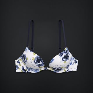 Gilly Hicks Abercrombie Reese Push Up Bra 32A Floral