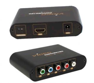 Component RGB YPbPr to HDMI Converter Adapter for TV Projector LCD