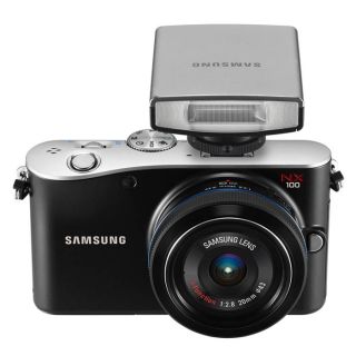 Samsung EV NX100 14.6 MP Digital Camera with SLR 20 55mm