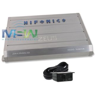 Hifonics® ZRX 1500 1D 1500W Class D Monoblock Zeus Car Amp Amplifier