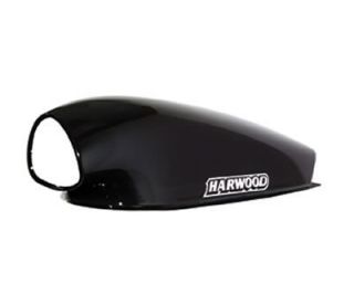 Harwood Hood Scoop Tri Aero 51 Long 14 Wide 13 Tall Fiberglass Black
