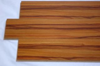  Tigerwood High Gloss Beveled Edge AC3 HDF Piano Laminate Wood Flooring
