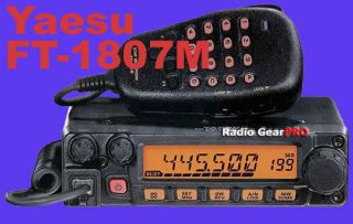Yaesu ft 1807M UHF FM Mobile Radio Transceiver ft 1807