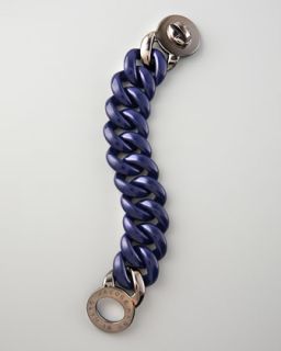 Marc By Marc Jacobs Katie Acrylic Turnlock Bracelet, Dark Purple