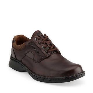 Clarks Mens Un Ravel Brown Leather Oxford Shoes 85016