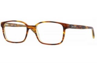 New York DY4608 Eyeglass Frames 3461  5017   Striped Havana Honey