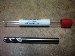 CARBIDE END MILLS 1 4 4 FLUTE USA NEW GREAT PRICE