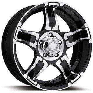 Ultra Drifter 16x8 Black Wheel / Rim 5x4.5 with a 10mm Offset and a 81