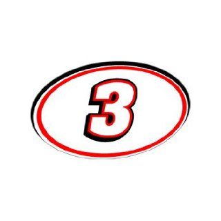 Number   Jersey Nascar Racing Window Bumper Sticker  