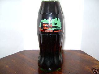 1993 Deer Lodge, Hiawassee, Ga 8 oz Coke Bottle