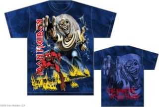 Iron Maiden   Number of the Beast Allover Print T Shirt