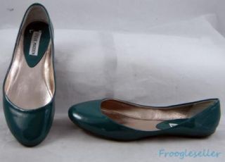 Steve Madden Womens Heaven Flats Loafers Slip on Shoes 8 M Teal