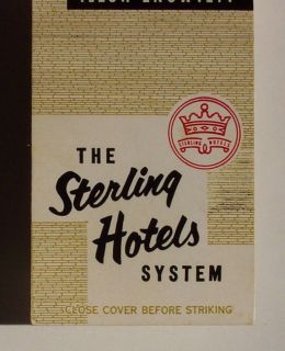 1950s Matchbook Altamont Hotel Wilkes Barre Hazleton PA