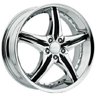 Cattivo 730 20x9.5 Chrome Wheel / Rim 5x4.5 with a 35mm Offset and a