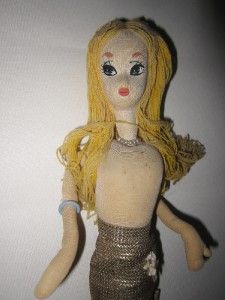  Figural Mermaid Doll Ornament Pin Cushion by Holiday Fair Hedaya & Co