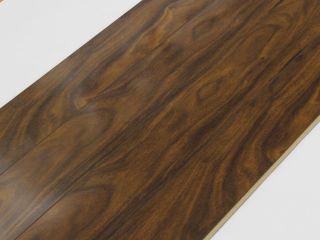 Laminate HIGH GLOSS Floor AC3 8MM WALNUT Bevel Edge Flooring $1.39sf