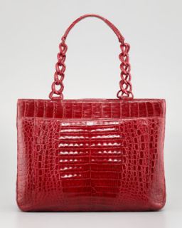 Frye Campus Leather Shopper Bag, Burnt Red   