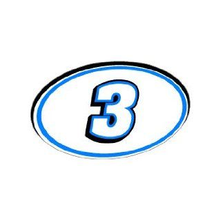 Number Jersey Nascar Racing   Blue   Window Bumper Sticker : 