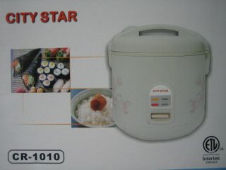 New in Box City Star Rice Cooker Warmer 10 Cups