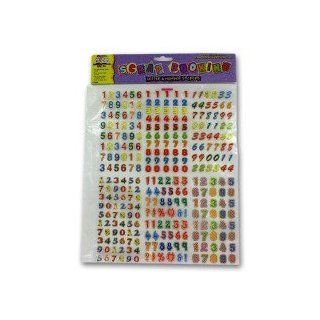 Scrapbooking letter & number stickers   Case of 24 Home