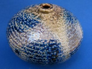  Studio Pottery Vivika Otto Heino Globular Stoneware Vase C 1960