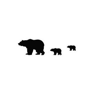 North Pole Bear Family   Animal Decal Vinyl Car Wall