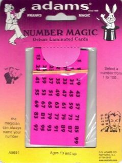 SS Adams Number Magic Toys & Games