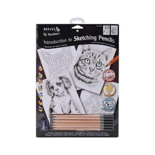 Reeves Introduction To Art By Number Kit Sketch Pencils; 2
