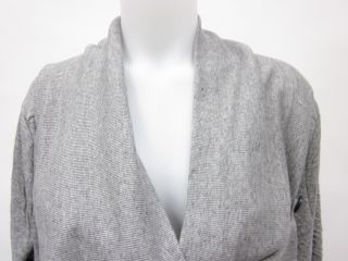 The Podolls Heather Gray Assymmetrical Drapey Sweater M
