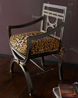John Richard Collection Cheetah Roman Chair   