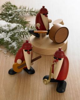 Santa Band Christmas Figures, Set of 3   