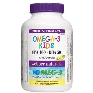 Omega 3 KIDS Orange Flavour [EPA 100 DHA 50], 120 softgels