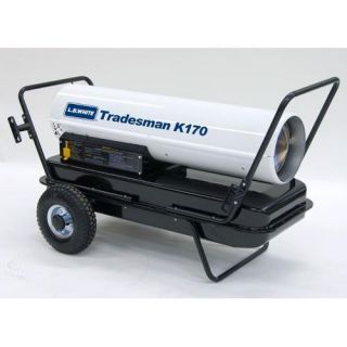 Torpedo Heater LB White Tradesman 170000 BTUH Kerosene Tradesman K170