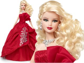 Barbie Holiday 2012 All 3 Blonde Brunette and African American Hot