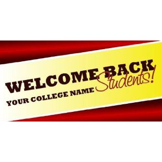 3x6 Vinyl Banner   Welcome Back Students Generic