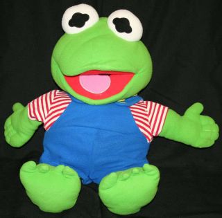 Jumbo Kermit Frog Muppet Babies Baby Jim Henson Plush