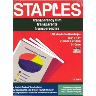 Transparency Film for Inkjet Printers   100 Sheets   8.5