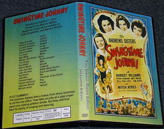 Swingtime Johnny DVD Andrews Sisters Harriet Hilliard
